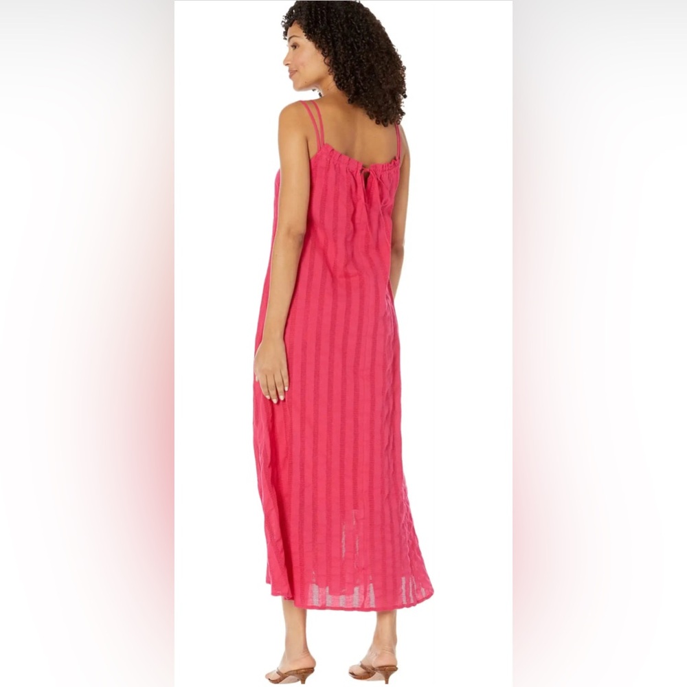 BB Dakota Pink Maxi Dress 100% Cotton - Picture 2 of 10